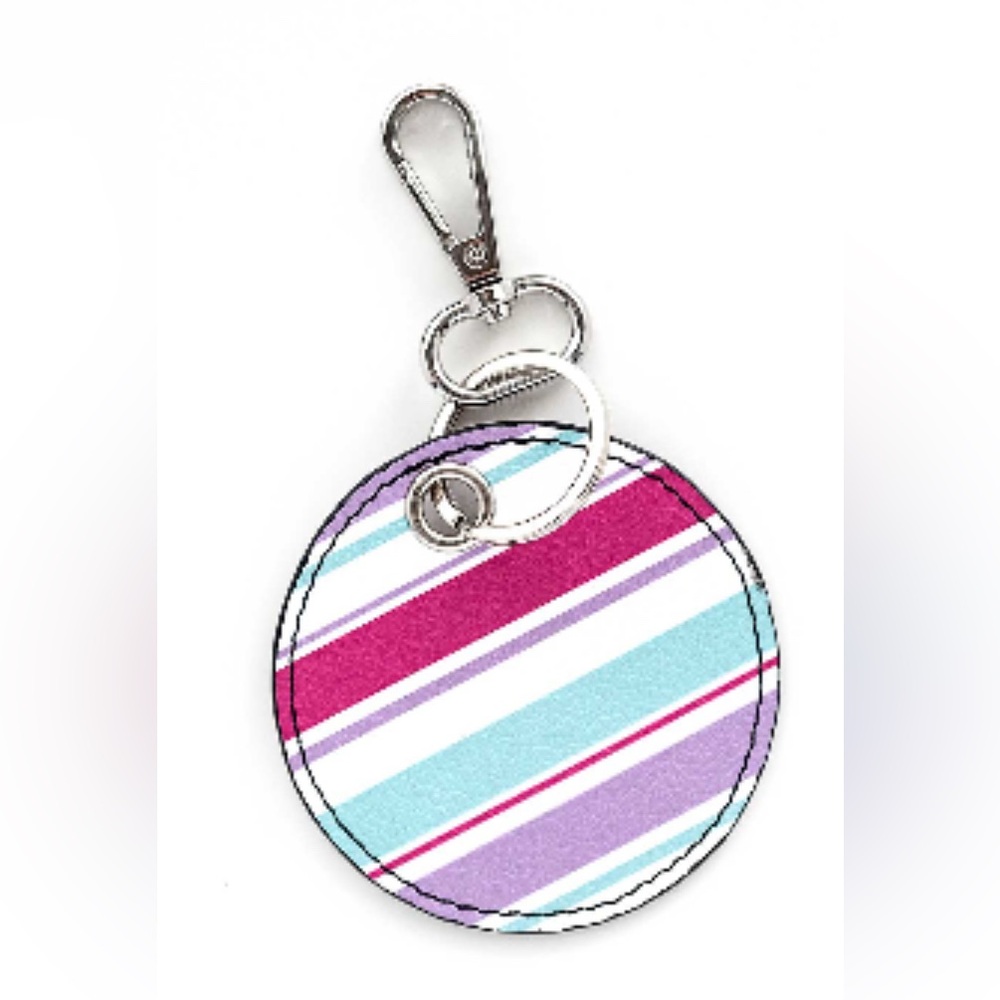 NWT Tula XII Keychain - Sassy Stripe/Aster